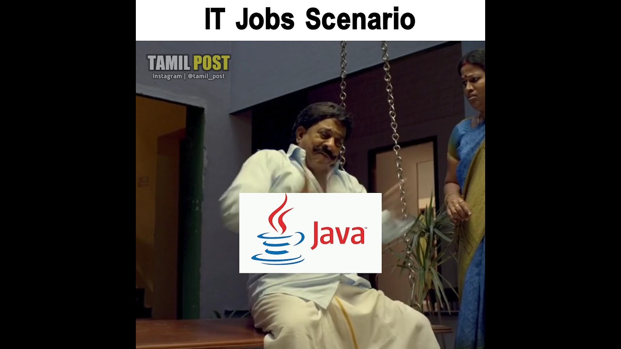 IT Jobs Scenario | Java Developer Sad Status #shorts #itjobs #tamilstatus #java #python