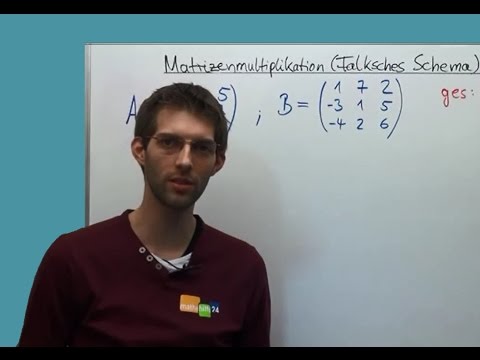 Matrix, Matrizenmultiplikation, Falksches Schema - Lineare Algebra