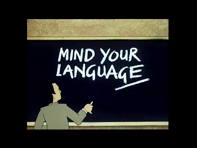 Mind Your Language - (1977-1979) - Opening credits 4K