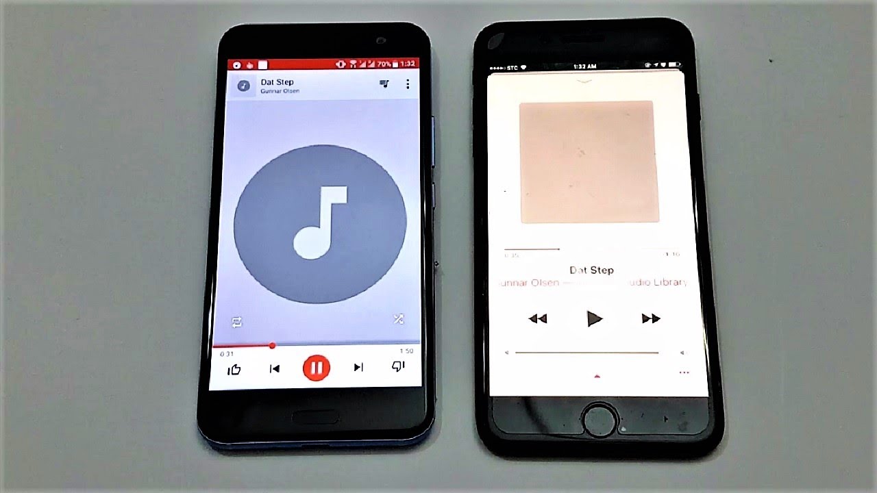 HTC U11 vs Apple iPhone 7 Plus - Speaker Test and Comparison