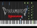 Paramore - Ignorance [Original Piano Tutorial ...