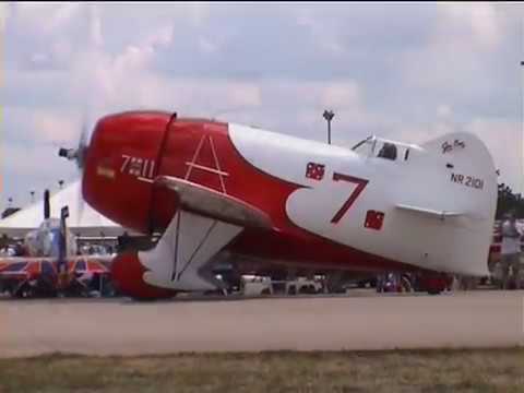 Delmar Benjamin and the Gee Bee R2 - Oshkosh 2000