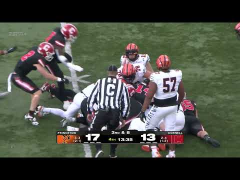 Highlights: Cornell Football vs Princeton - 11/1/2025