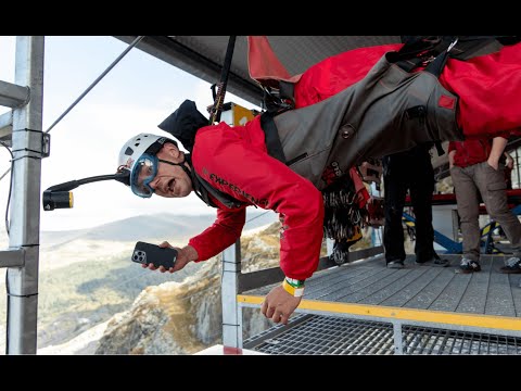 Dropping a BRAND NEW iPHONE 13 OFF THE WORLD'S FASTEST ZIPLINE