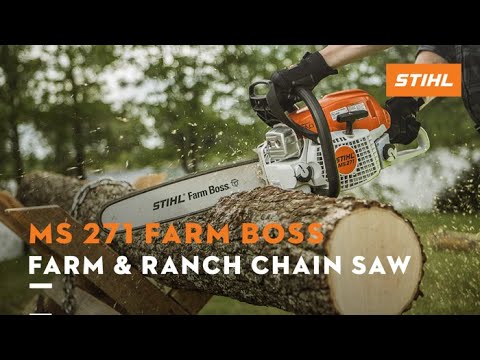 Stihl MS 271 Farm Boss 20 in. in Greenville, North Carolina - Video 1