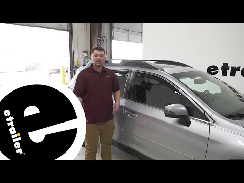 DIY Install: WeatherTech Side Window Rain Guards with Dark Tinting on your 2016 Subaru Outback Wagon