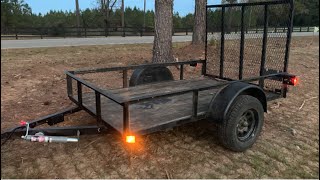 Utility Trailer Upgrades: New Wiring, Clearance Lights and Tie-Downs