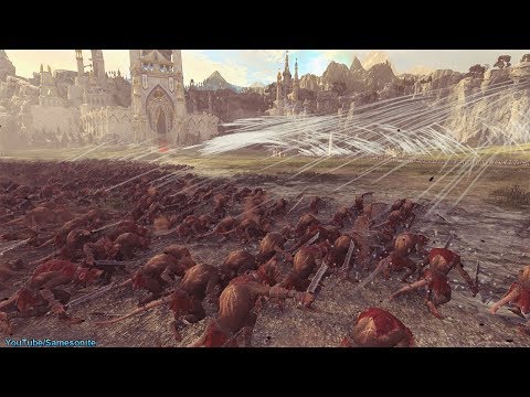 3500 Archers vs 7000 Skavenslaves Total War Warhammer 2