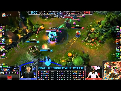 ROC vs GMB Highlights - 2014 EU LCS W10D1