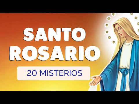 🙏 SANTO ROSARIO COMPLETO 🙏 ORACION PODEROSA de los 20 MISTERIOS