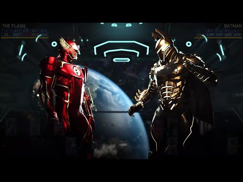 INJUSTICE 2 FLASH VS BATMAN LEGENDARY  GEAR  VERY HARD 4K