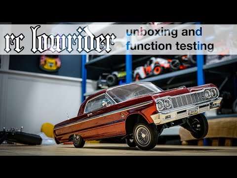 1964 IMPALA RC LOWRIDER - Unboxing and testing the REDCAT SIXTYFOUR