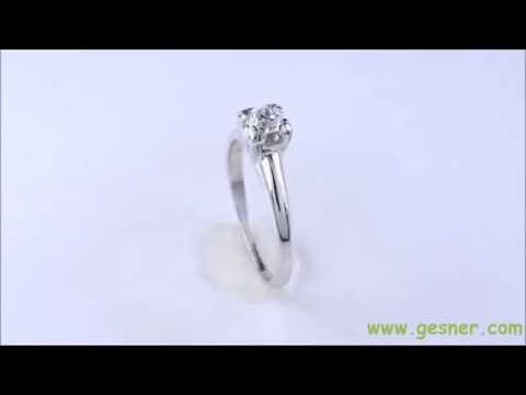 .25ct. Diamond & Gold Estate Solitaire Engagement Ring- J34023