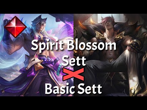How is Spirit Blossom Sett DIFFERENT? | Skin Comparison
