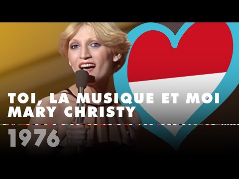 TOI, LA MUSIQUE ET MOI - MARY CHRISTY (Monaco 1976 – Eurovision Song Contest HD)