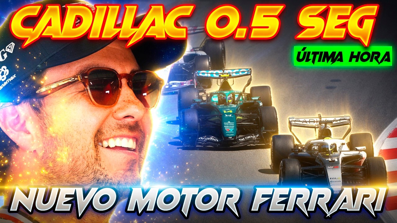 CHECO HASTA 0.5 SEG. MÁS RÁPIDO EN AUSTRIA CON EL NUEVO MOTOR ADUO FERRARI Y MEJORAS CADILLAC F1
