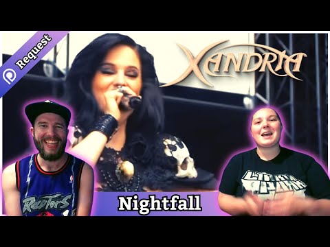 OMG! Dianne with SKULLS! | Partners React to Xandria - Nightfall #reaction #xandria