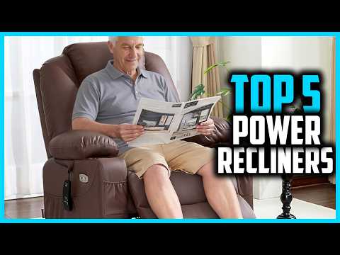 Power Lift Recliner Chair with Heat Massage Leather Electric Reclining Chair with Cup Holder Remote Control for Seniors Living Room Bedroom video review thumbnail