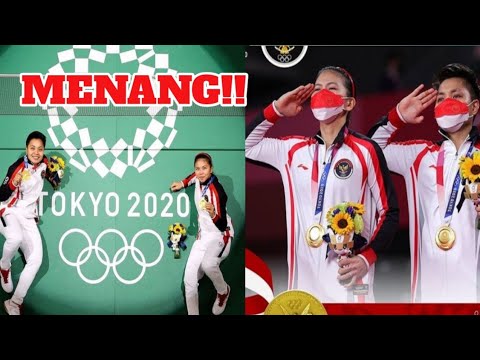 Bulutangkis ganda putri INDONESIA Greysia Polii / Apriyani Rahayu MENANG!.... Olimpiade Tokyo Jepang
