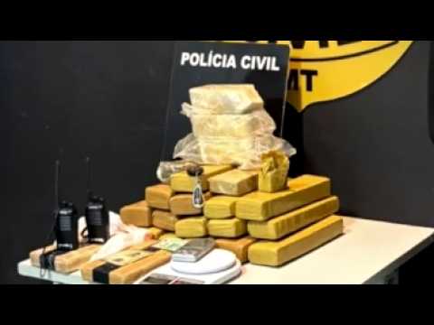 Polícia Civil de Colíder apreende 20 kg de drogas e prende traficante