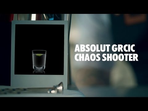 ABSOLUT GRCIC CHAOS SHOOTER DRINK RECIPE - HOW TO MIX