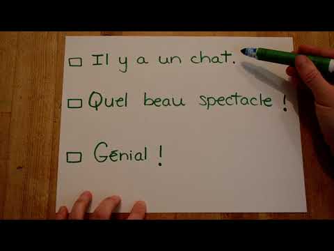 Français-la phrase exclamative
