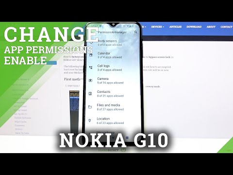 How to Change Apps Permissions in NOKIA G10 - Manage Apps Permissions