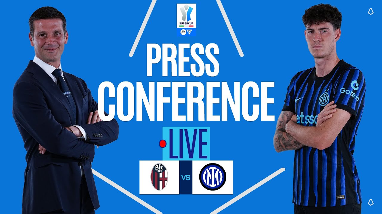 🔴 LIVE | Inter Press Conference | Bologna-Inter | EA SPORTS FC Supercup 2025/26