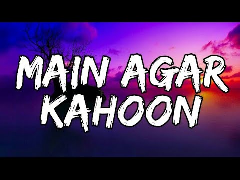 MAIN AGAR KAHOON (lyrics) - Om Shanti Om || Sonu Nigam, Shreya Ghoshal