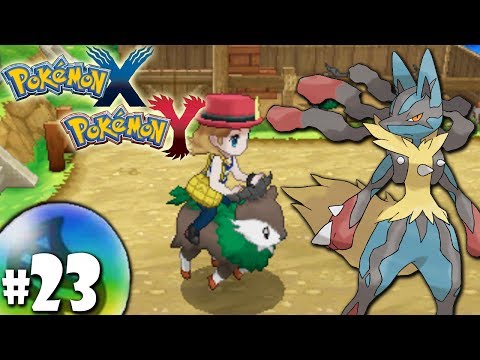 Pokemon X and Y Dual Gameplay Walkthrough: Mega Stone Showdown PART 23 (Nintendo 3DS Episode)