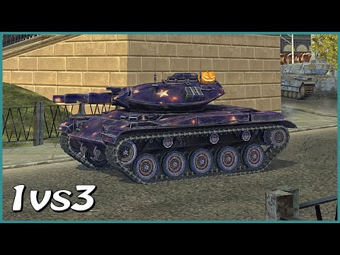 WOT Blitz 1v3 / T49 / 4 frags / 4k dmg