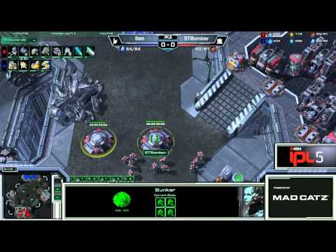 SC2 San vs Bomber PvT Game 1 IPL 5 Losers Round 5 Starcraft 2 Tournaments