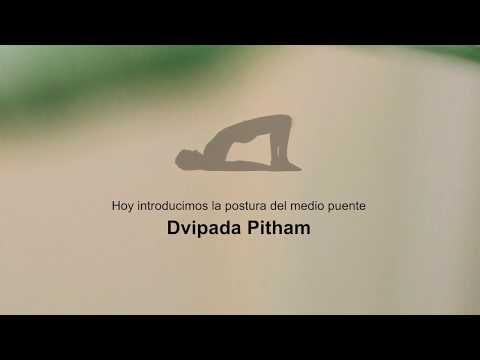 YogaMeQuedoEnCasa (12): postura del medio puente o Dvipada Pitham.