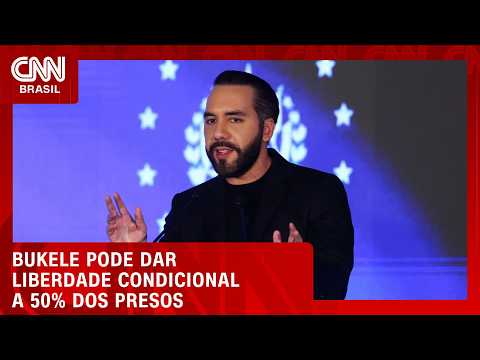 Presidente de EL Salvador pode dar liberdade condicional a 50% dos presos | BASTIDORES CNN