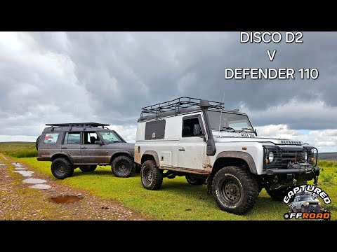 discovery d2 vs defender 110 #4x4offroad #offroad #landrover #td5 #d2 #110