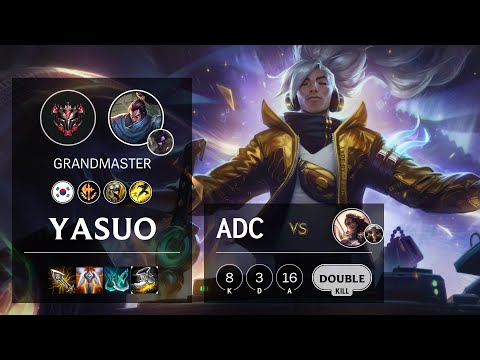 Yasuo ADC vs Samira - KR Grandmaster Patch 10.21