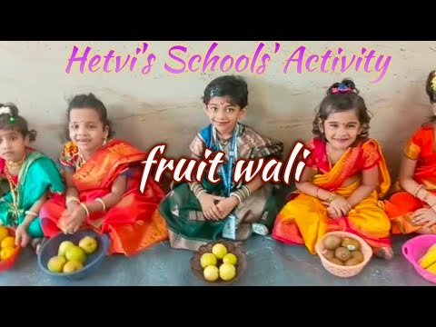 Hetvi School Activity Fruit Market #Fruit markets #school activity #hetviandpunyaee 