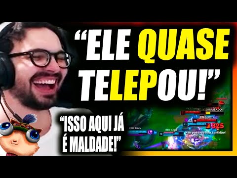 MYLON REACT BRONZIOCRE "RED PROVOCA KEYD e PARTIDA MAIS disputada da HISTÓRIA - CBLOL DA ZUEIRA"