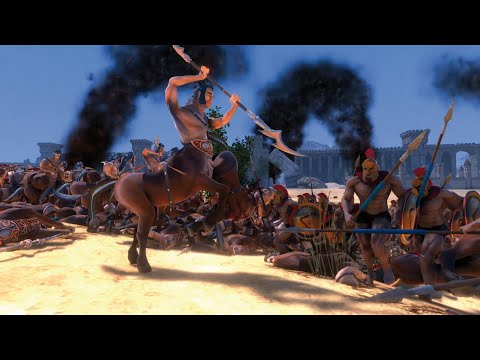 5,000 CENTAUR VS 10,000 SPARTANS - UEBS MOD - Ultimate Epic Battle Simulator