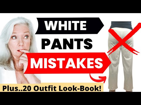 White Pants & Jeans Mistakes & How To Style With 20 Outfits Lookbook