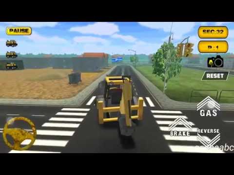 city construction backoe 3D game rewiew android//