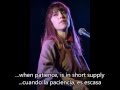 Feist - So Sorry (Subtitulos Inglés - Español)