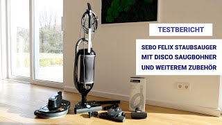 SEBO Felix Staubsauger mit Disco Saugbohner und weiterem Zubehör