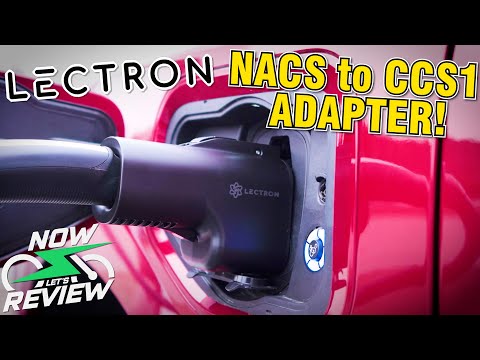 Lectron NACS to CCS Electric Vehicle Adapter with Interlock - (500A/1,000V) - Compatible with Tesla Superchargers - CCS1 EV Fast Charging with Vortex Plus [Check Automaker for Compatibility] - UL 2252 video review thumbnail