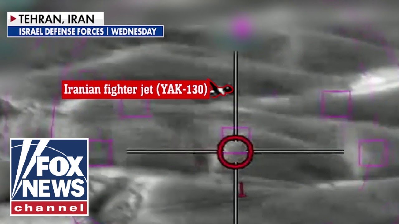 NEW VIDEO: Israeli F-35 shoots down Iranian fighter jet over Tehran