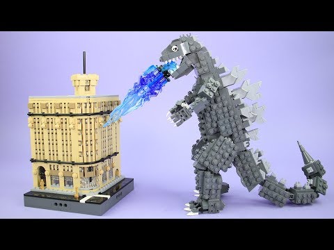 How to Build the Ginza Wako Building and Godzilla Update | Custom LEGO Ideas Kaiju