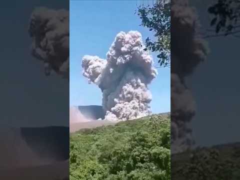 Huge Eruption Of Telica Volcano, Nicaragua,  Indo-Pacific Ring Of Fire