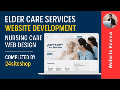 Elder Care Services Website — client website video