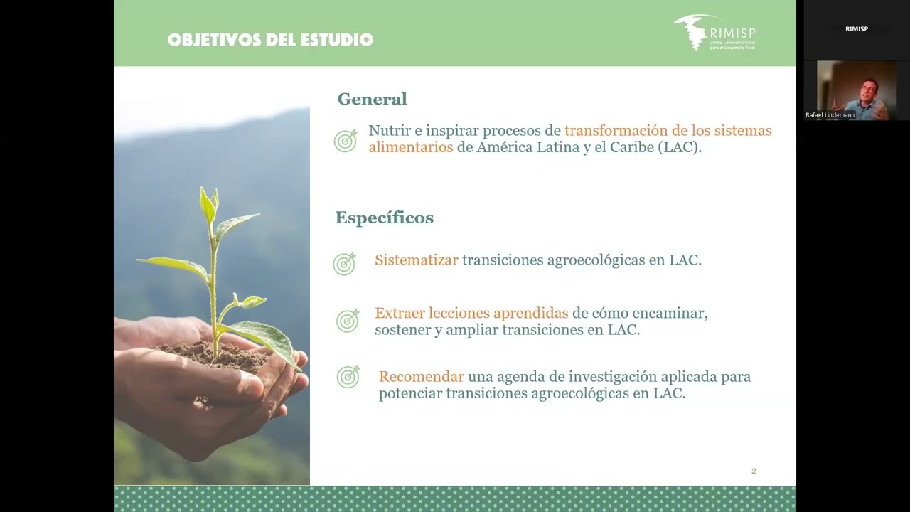 Presentación: Aprendizajes de experiencias destacadas de transición agroecológica en A. Latina