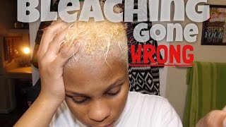 Tutorial| BLEACHING GONE WRONG ON **NATURAL HAIR**